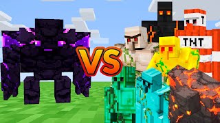 ENDER GOLEM vs ALL GOLEM in Minecraft - Mob battle