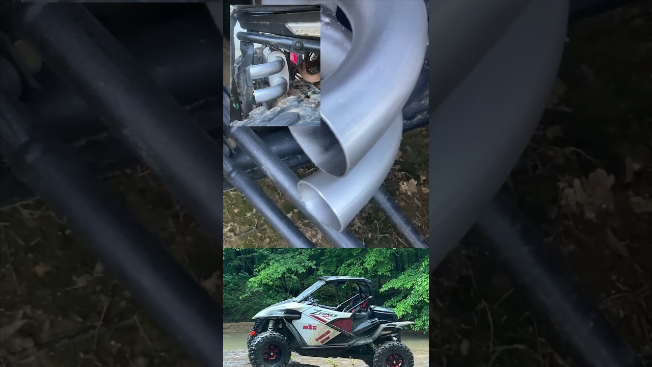 CFMOTO Zforce 950 custom exhaust! 