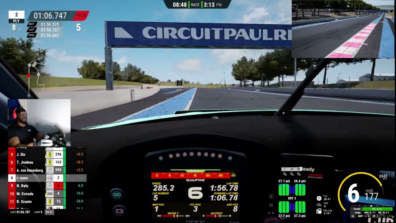 Circuit Paul Ricard -Nissan GTR from the pits