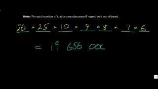 Lesson 8.1 - The Fundamental Counting Principle