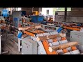 Wood Log Process Line Round Timber Multi Blades Disc Saw Cutting Machine for Pallet Board