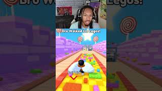 Bro Walked On Legos! #shorts #roblox #funny
