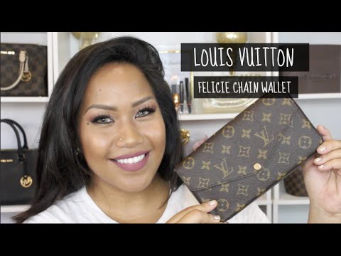 Louis Vuitton FELICIE CHAIN WALLET + STRAP OPTIONS 