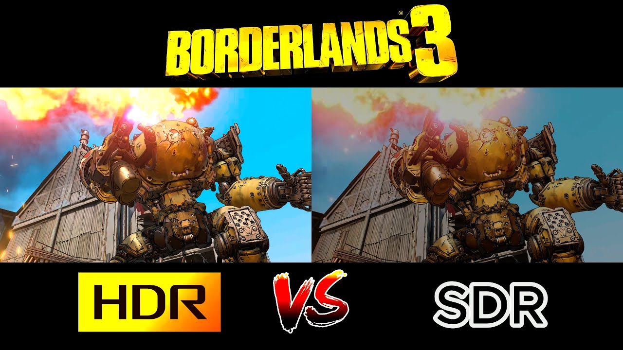 Borderlands 3 - HDR vs SDR Intro - HDR Is A Must In This Game
