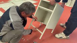 Metal Nightstand Installation — Strong, Clean &amp; Built to Last 🔧