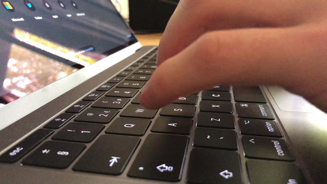 Apple MacBook butterfly keyboard asmr 4K 60