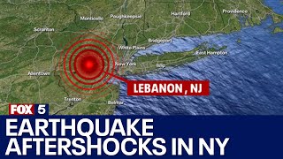 New Yorkers feel aftershocks of NJ earthquake