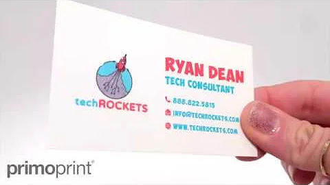 Raised Spot UV Business Cards| Primoprint