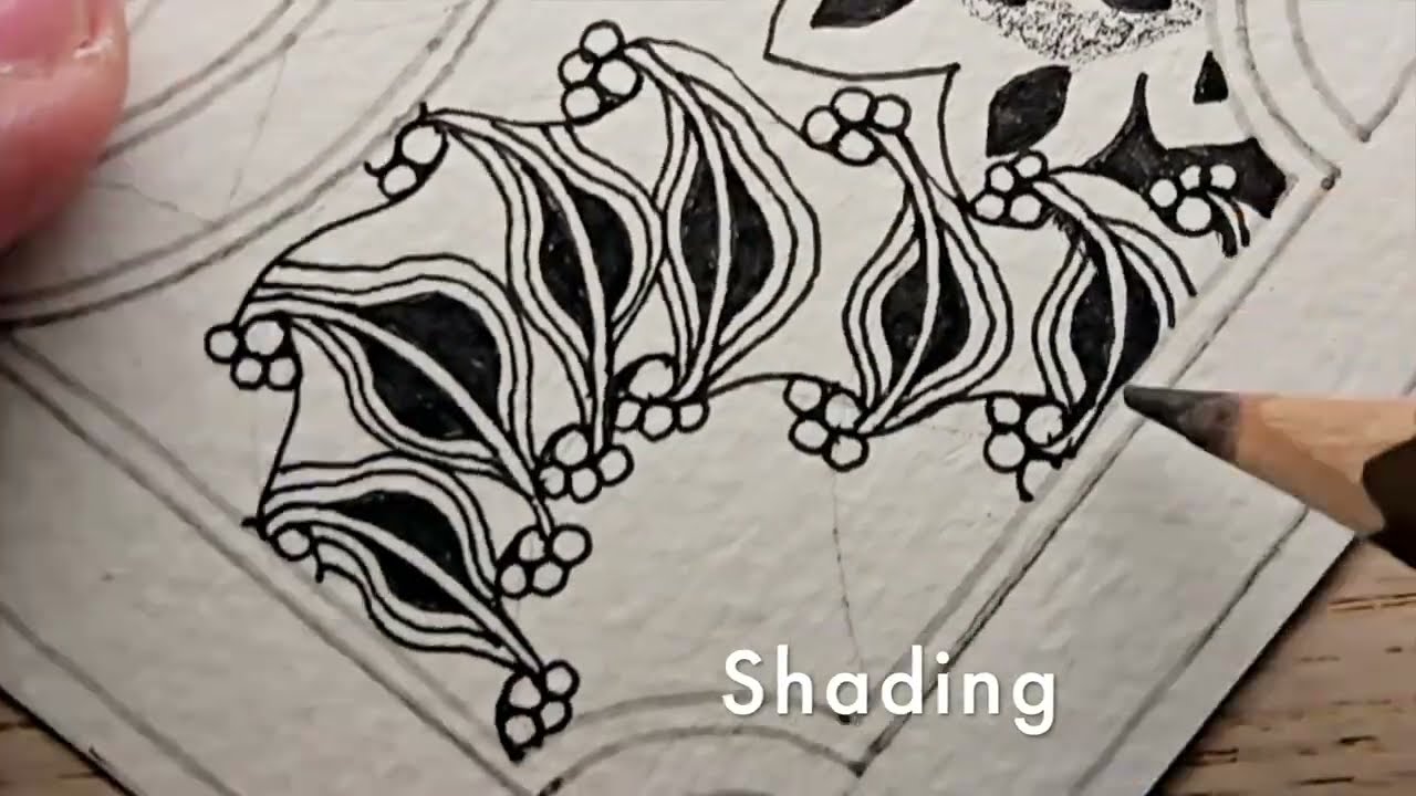 Tangle Art [ PP#23 ] Day 1~10 Practice