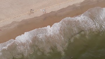 Aerial View Of Waves Creative Commons Video 4k HD Quality