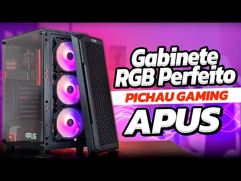 O Gabinete RGB Perfeito com Vidro Lateral e Frente Mesh! Pichau Gaming APUS