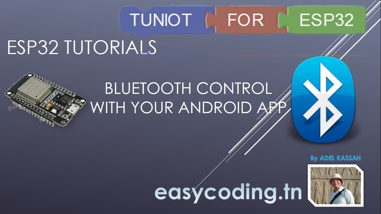 ESP32 tutorial B-11: Bluetooth control with your Android app