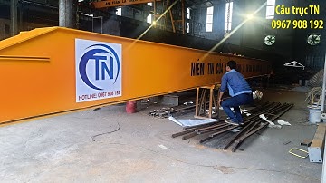 Quy trình lắp đặt và chạy thử cầu trục dầm đơn