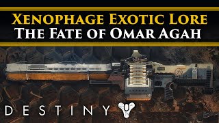 Destiny 2 Shadowkeep Lore - Xenophage Exotic Weapon Lore! Omar Agah Lives! The horrors of The Pit!