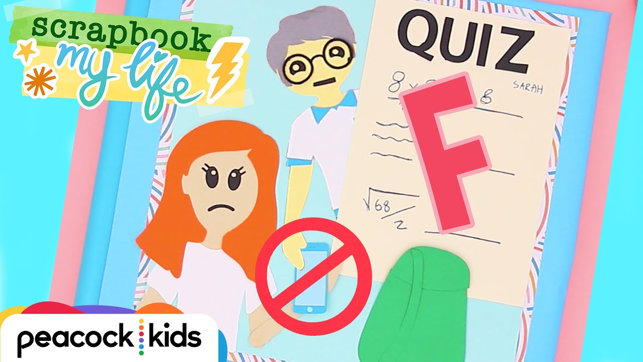 My Teacher Took My Phone & My Grades | SCRAPBOOK MY LIFE