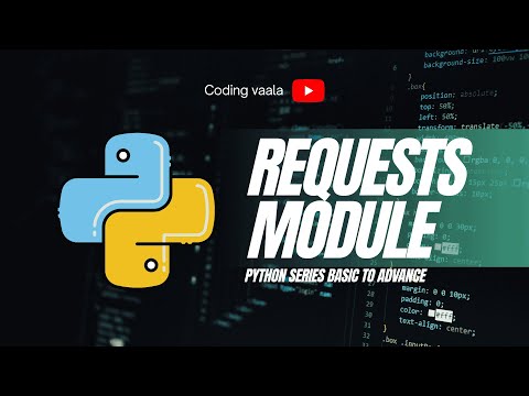 Python Tutorial #39 REQUEST module part 2