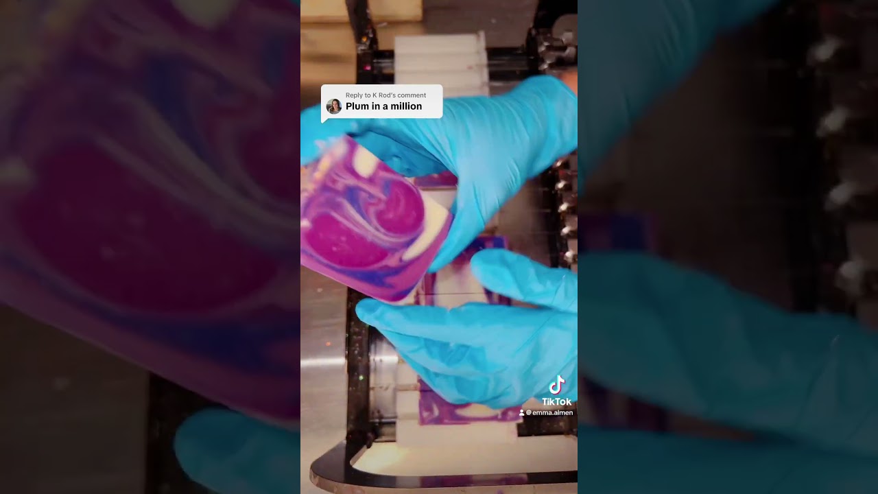 Cutting GOLDEN PLUM Soap! 