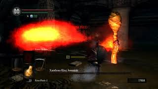 Dark souls daughters of ash.  Босс 20. Xanthous King Jeremiah (без лечения)