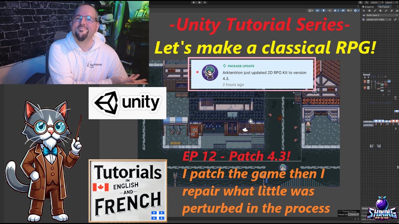 Unity Tutorial Series - Episode 12 (English Version) - YouTube