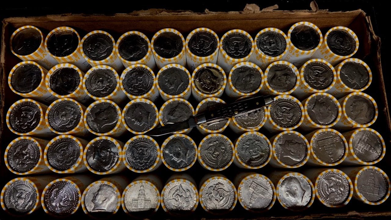 GOOD OR BAD?? COME ON SILVER!! (LIVE) SEARCHING FOR SILVER AND MORE. HALF DOLLAR COIN ROLL HUNTING.