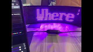 GOTUS LED Sign for Car,Scrolling LED Sign,Flexible LED RGB Display,Bluetooth APP,Programmable,DIY De screenshot 5