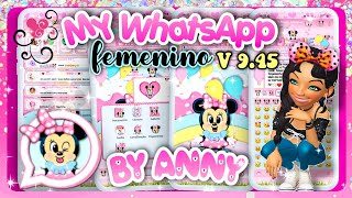 ˗ˏˋ✿ֺ⁠⃬១🦋𖥧LINDO DE +! 😻 MOD MY WHATS FEMININO 🌸 VERSÃO 9.45/ MINNIE FOFA  🖤💖(PRIMÁRIO) 💚 /BY ANNY 💗🤍 screenshot 1