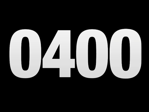 400 seconds countdown timer full screen 4k
