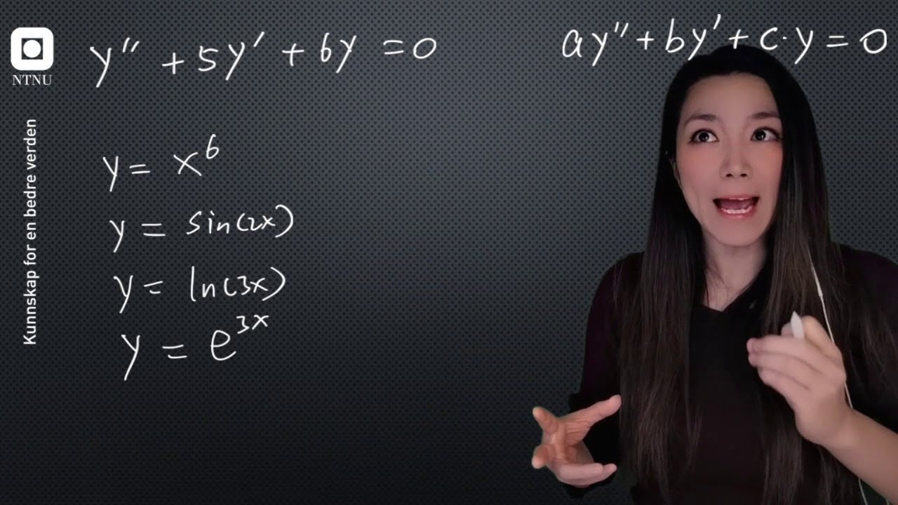 2 ordens homogene difflikninger - kap 11.4 (11.6) - live forelesninger