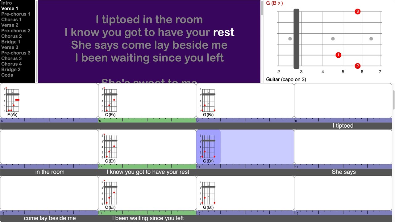 Joy of My Life - Chris Stapleton (play-along for guitar)