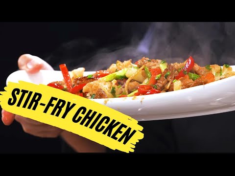 Курица с овощами по - китайски
