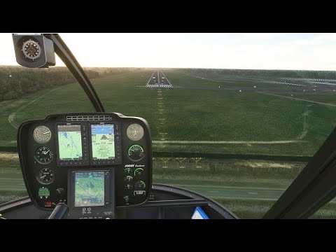 Helicopter practice in #MSFS2020: flying traffic patterns in the # ...
