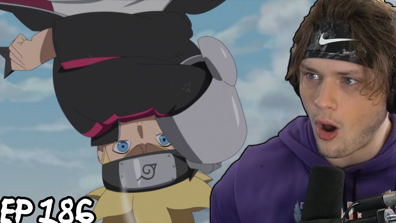 BORUTO POPPED OFF! || BORUTO VS AO! || Boruto Episode 186 REACTION!