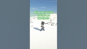#Minecraft but the controls are #INVERTED!! #CraftHax #Shorts #MinecraftBut #YoutubeShorts #Ytshorts