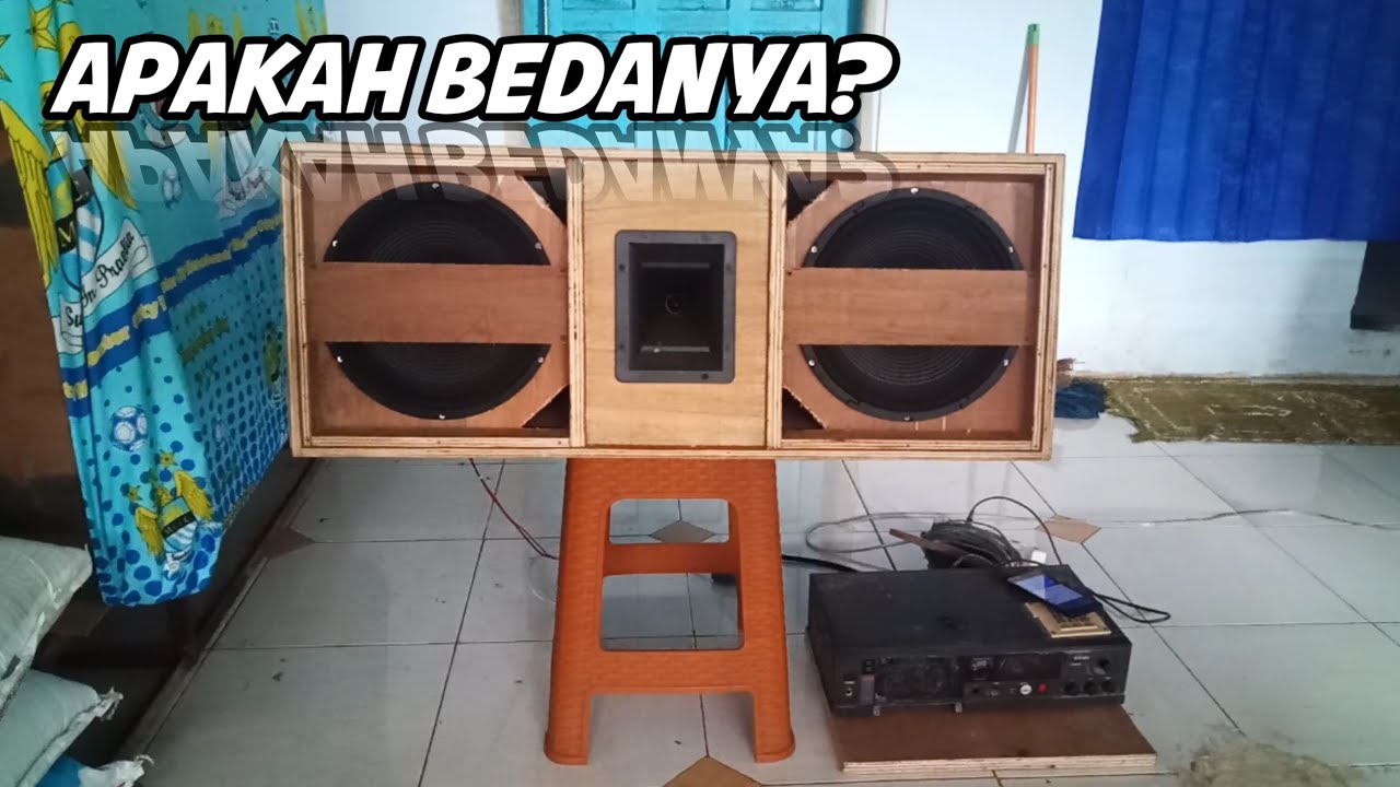 Line array 12 inch pakai phase plug dan tidak II bagaimana suaranya ...
