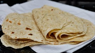 HOW TO MAKE THE BEST AUTHENTIC  FLOUR TORTILLAS From Scratch | ONE DOZEN TORTILLAS De Agua