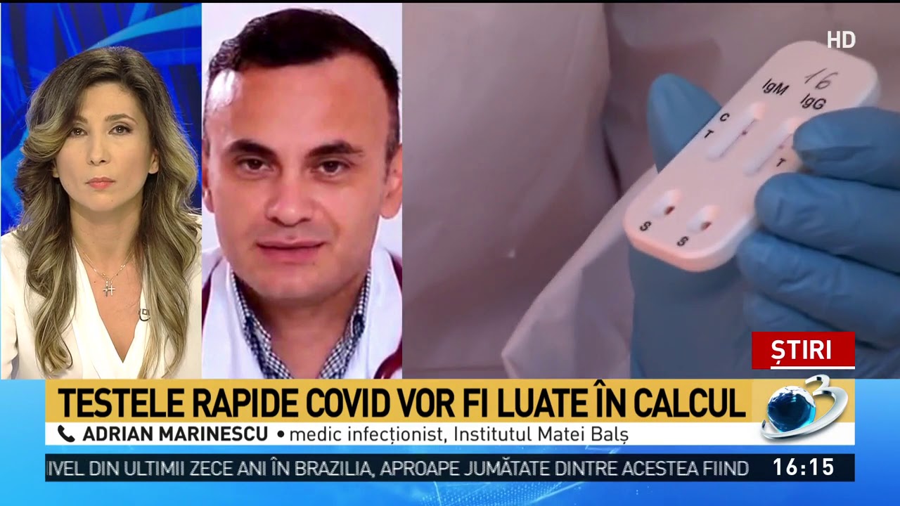 Testele rapide vor fi luate în calcul