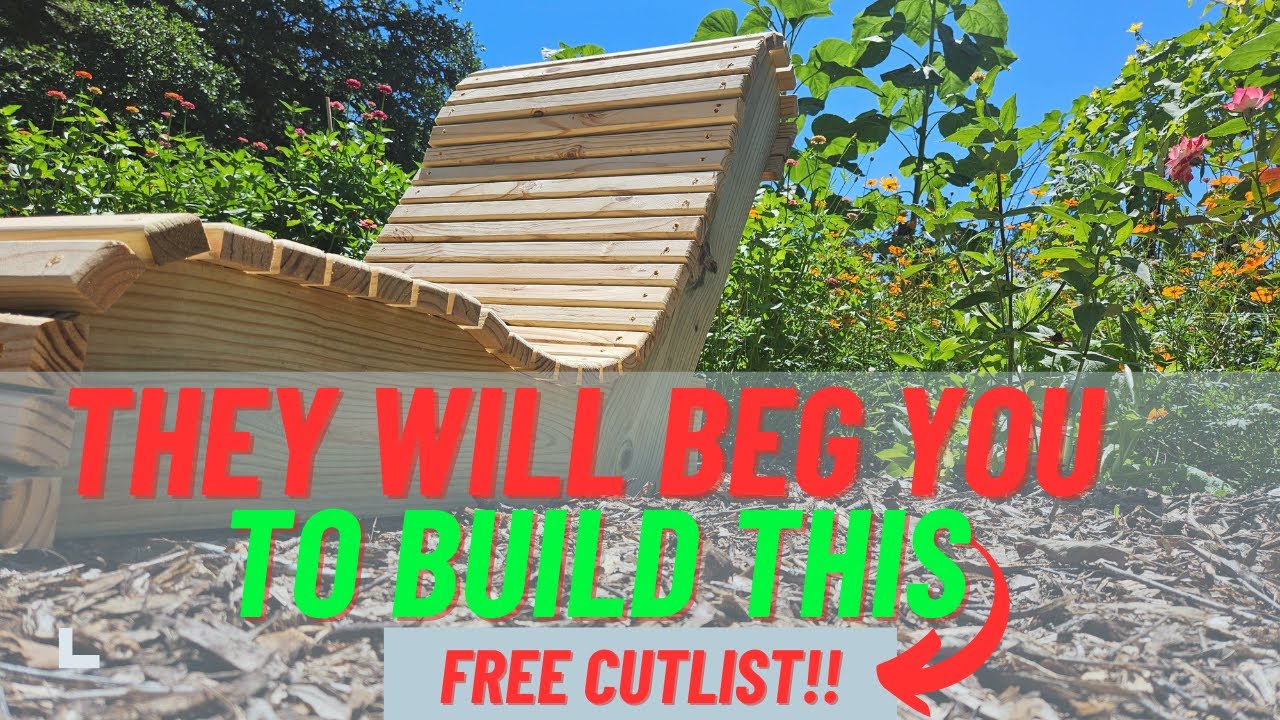 This Chair SELLS FAST!  Easy Woodworking Project to Make MONEY