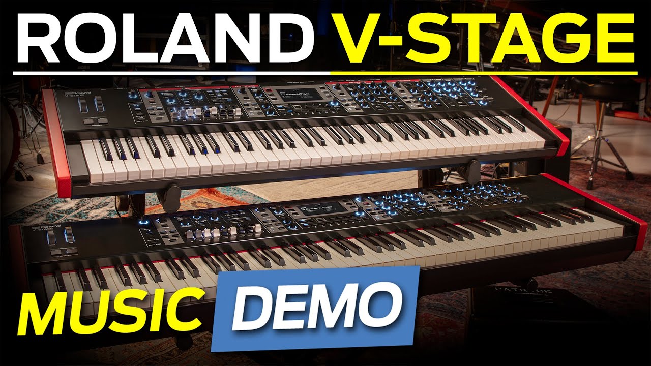 Roland V-Stage Keyboard (Music Only Demo, No Talking) - YouTube