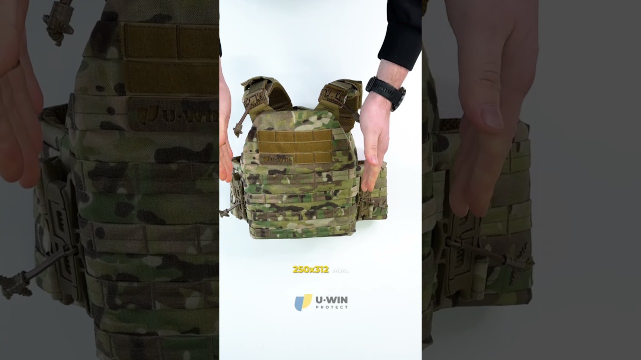 Плитоноска U-WIN BASE 250х300 з камербандами Розмір 3 Ranger Green