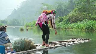How to Cook Yummy Food for Lunch - Harvest River fish to Sell at Market with Single mom