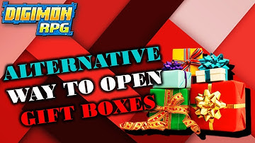 Digimon RPG Online - Alternative Way to Open "Gift Boxes" (If You Don