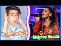 Mejores Vocals de Ariana Grande Progreso Vocal - Vocal Coach Reacciona | Vargott