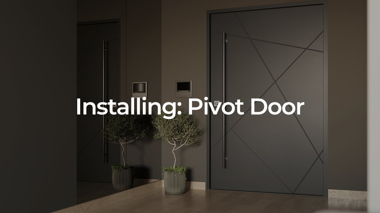 How To: Pivot Door Installation - YouTube