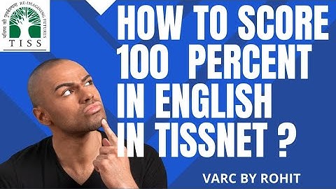 How to Get 100 percent in English in TISSNET & CMAT  (English Proficiency)