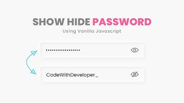 Show Hide Password Using Vanilla Javascript | CSS3 Neumorphism