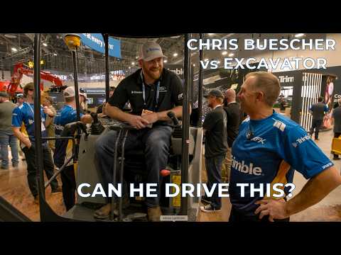 Can a race car driver run heavy equipment? (Chris Buescher swap!)