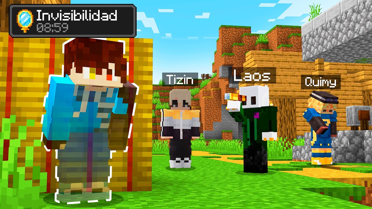 Jugamos EL MEJOR MOD de ESCONDITE en MINECRAFT