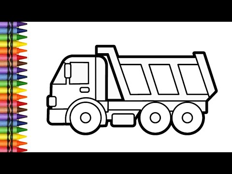 Video Draw Dump Truck Easy | Cách vẽ xe ben dễ dàng nhất |... - youtube