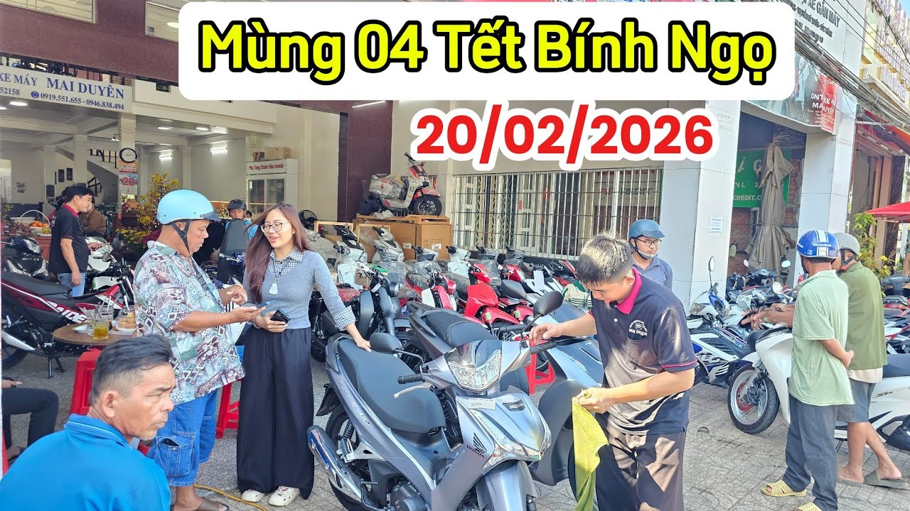 Mùng 04 Tết Bính Ngọ tại CH Mai Duyên Sóc Trăng(cũ). Khải Phạm #125 #future #vario #160 #2026 #xe 