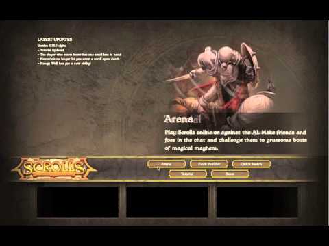 Scrolls Interactive Final Menu | presented by ScrollsGuide.com